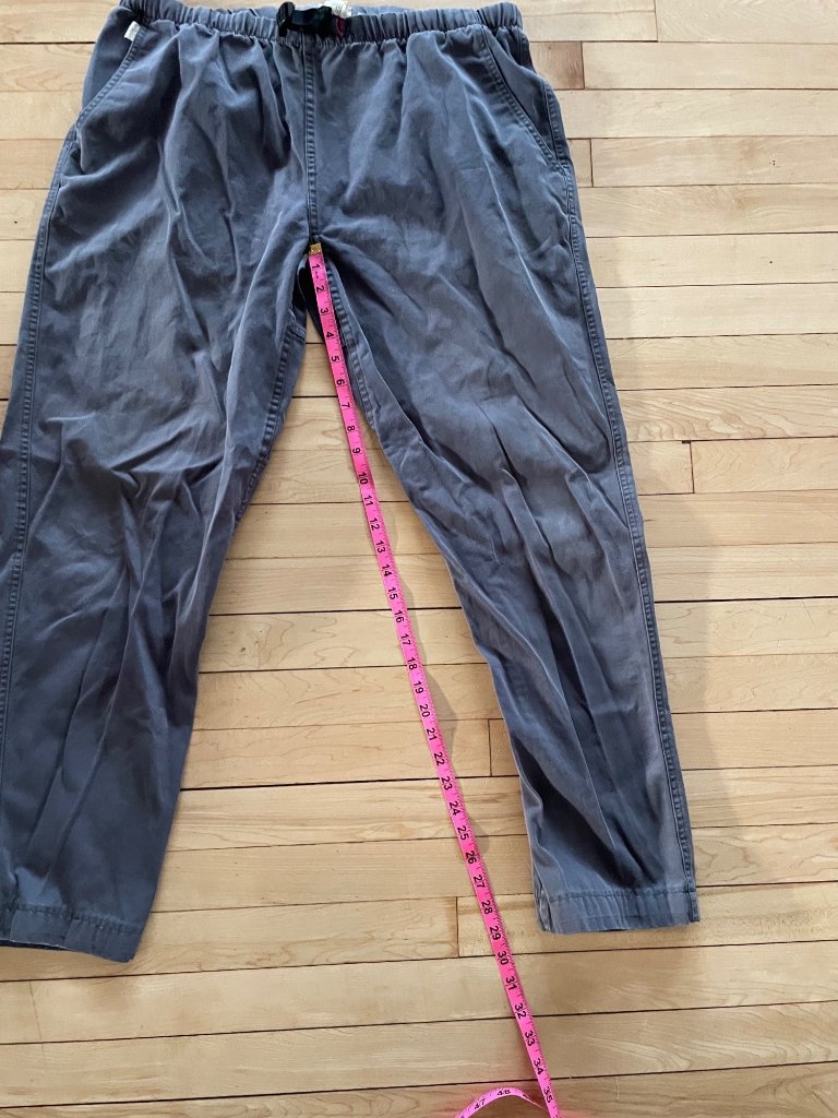 Vintage Gramicci Pants Womens L 14 16 Gray Belted 100% Cotton Gorpcore — image 6 of 8